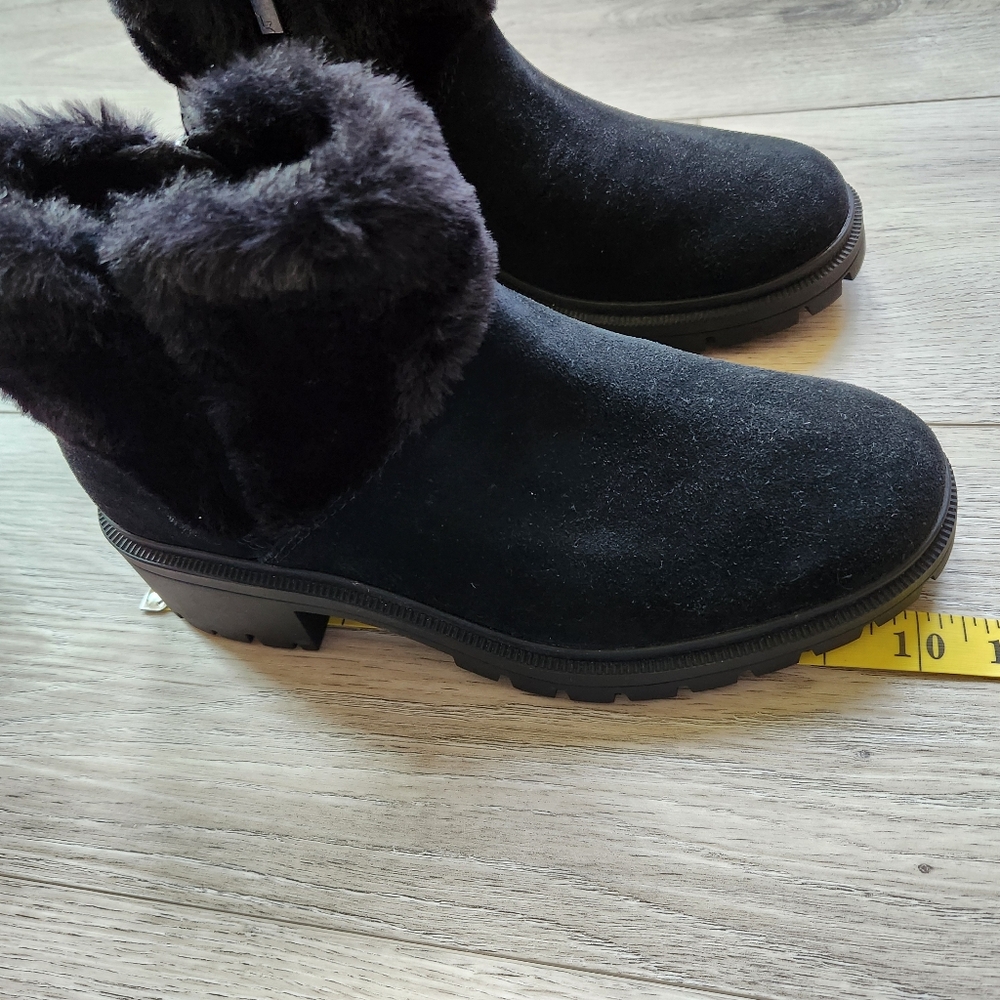 Koolabura by Ugg Berea Fuzz Ankle Boots Womens 7 Faux Fur Winter Nwot - Picture 13 of 13